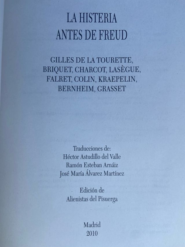 La histeria antes de Freud