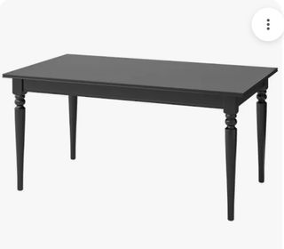 Mesa Comedor IKEA Negra Extensible.