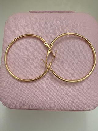 Pendientes Aros Dorados Sin Estrenar