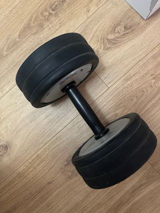 Mancuernas Technogym 22 kg
Se escuchan ofertas 