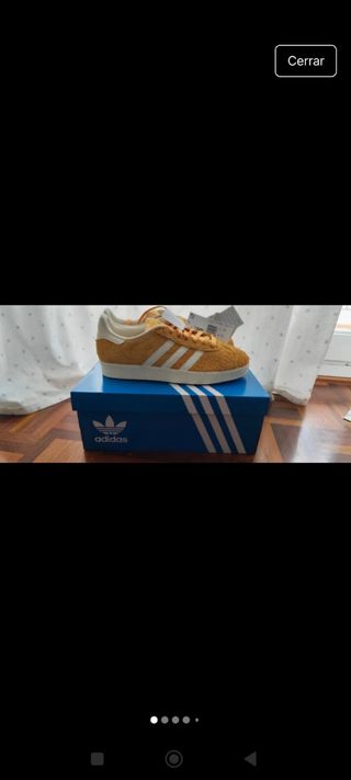 Zapatillas Adidas Gazelle Amarillas