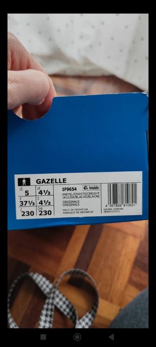 Zapatillas Adidas Gazelle Amarillas