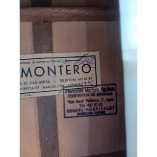 Guitarra Montero Flamenco 1996