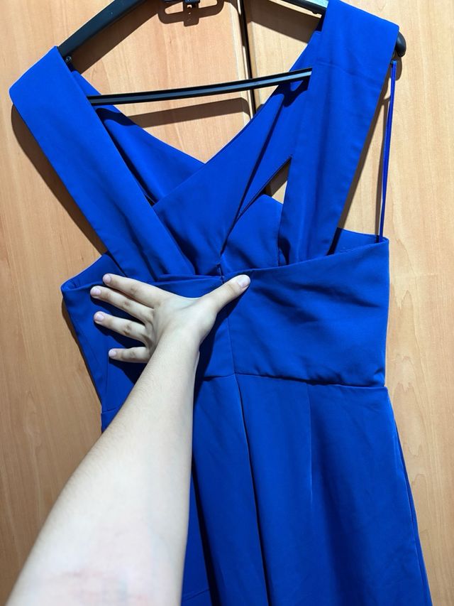 Mono azul para eventos