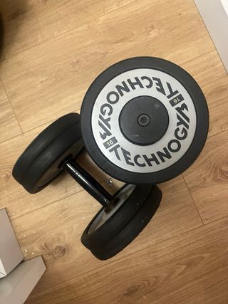 Mancuernas Technogym 16 kg 
Se escuchan ofertas