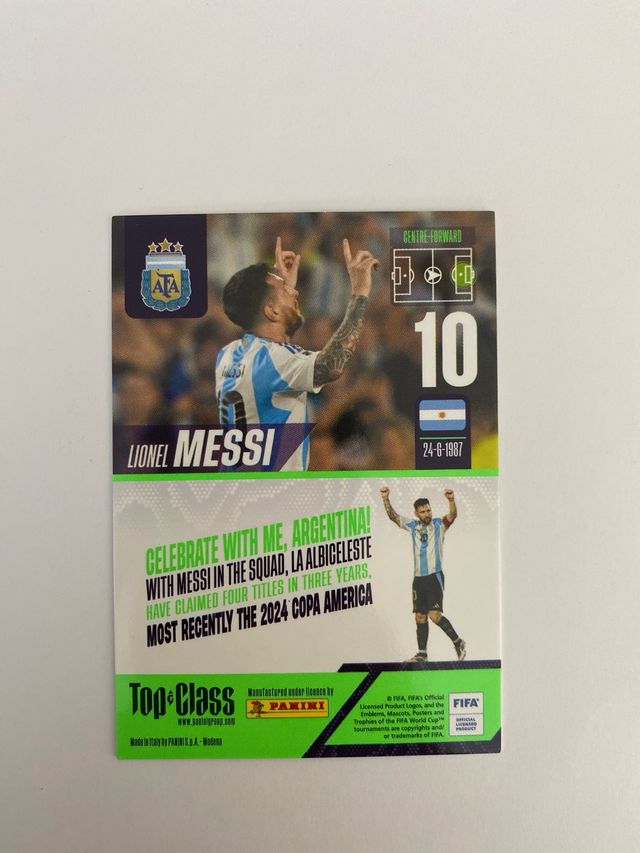 Cromo Messi Panini TC 267