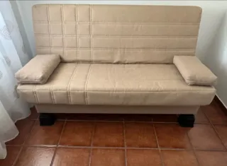 EN OFERTA! SOFÁ CAMA BEIGE