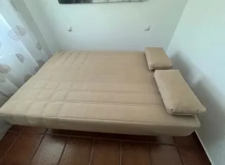 EN OFERTA! SOFÁ CAMA BEIGE