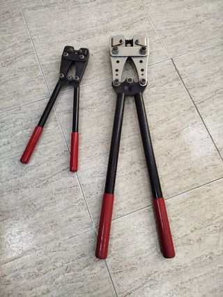 Prensa terminales para cables