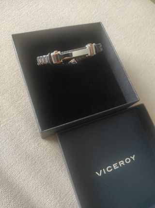 Pulsera Viceroy Hombre Cuero y Metal