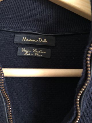 Jerséis Massimo Dutti Gris y Azul 