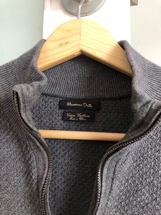 Jerséis Massimo Dutti Gris y Azul 