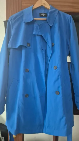 Gabardina azul THE OUTERWEAR