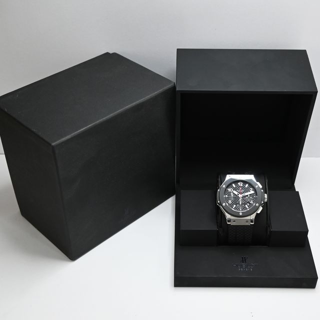 Hublot Big Bang Acero 44mm Cronógrafo Negro