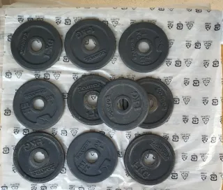 Discos de pesas Domyos 1kg y 2.2lbs