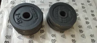 Discos de pesas Domyos 1kg y 2.2lbs