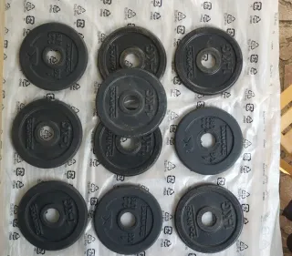 Discos de pesas Domyos 1kg y 2.2lbs