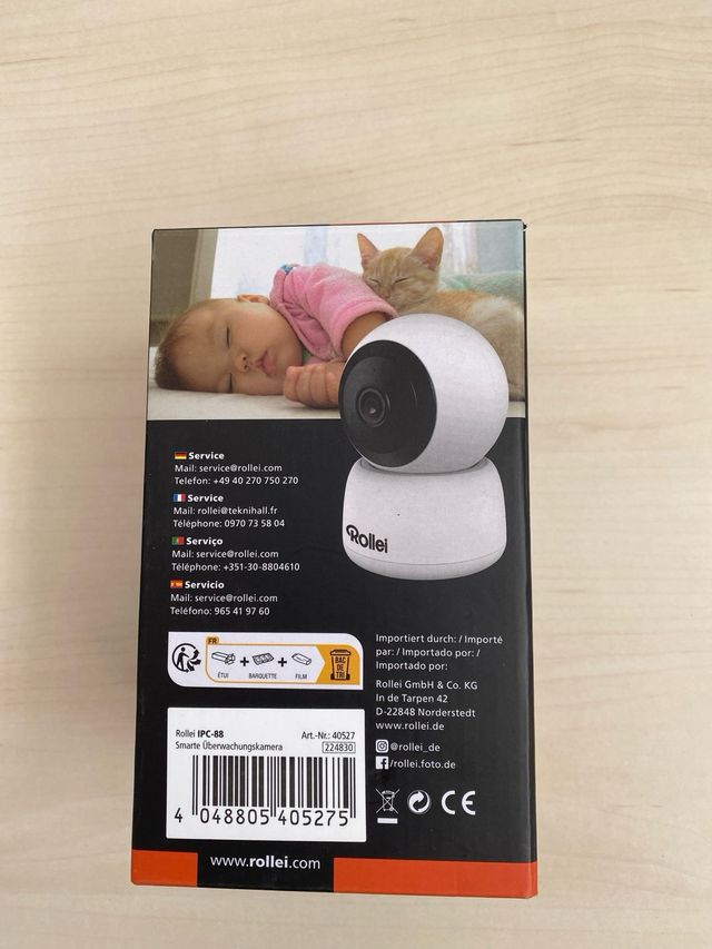 Telecamera di sorveglianza intelligente Rollei IPC-88