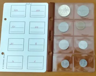 8 Monete Città del Vaticano 1975