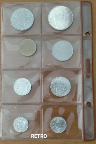 8 Monete Città del Vaticano 1975