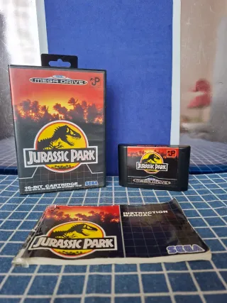 MEGADRIVE JURASSIC PARK ORIGINAL COMPLETO 