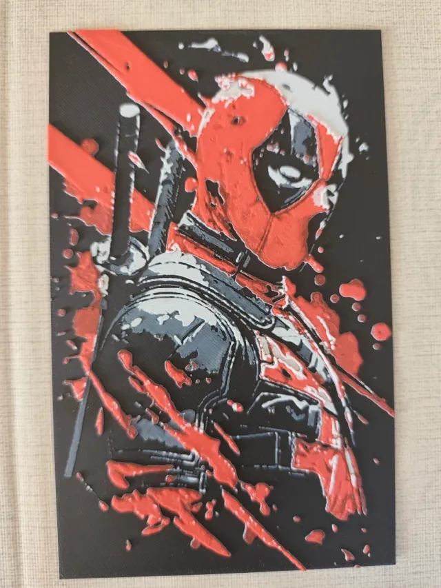 Hueforge Deadpool Arte