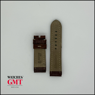 CORREA TIPO PANERAI DE PIEL MARRON JACOB STRAP