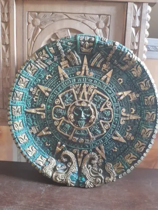 Calendario Azteca Piedra Malaquita