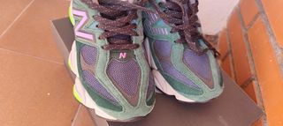Zapatillas New Balance 9060 Verde y Morado