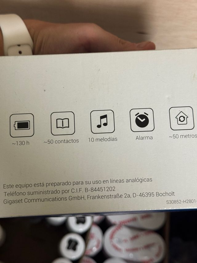 Teléfono Inalámbrico Gigaset A116 Negro