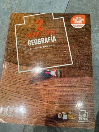 Geografía 2 Bachillerato