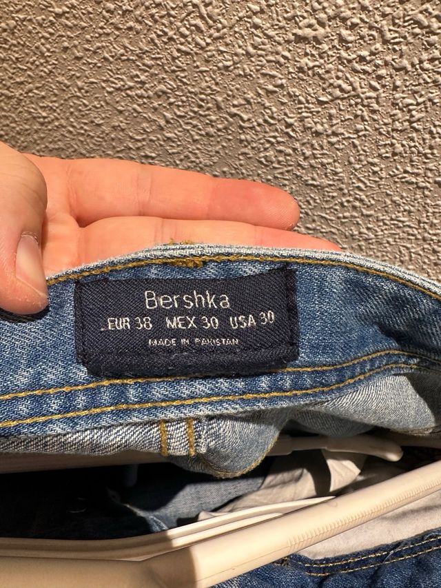 Pantalón vaquero hombre azul, talla 38