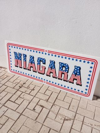 Rótulo Niágara Máquina Recreativa