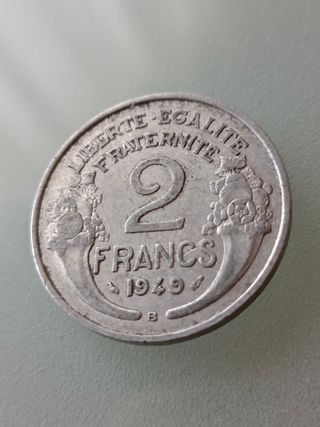 2 Francos Francia 1949 B