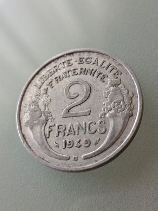 2 Francos Francia 1949 B