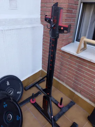 Set de musculación (Banco, discos y barra olímpica