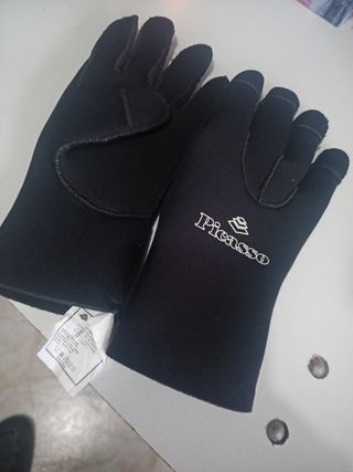 Guantes Picasso 5mm Buceo Pesca submarina Snorkel