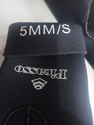 Guantes Picasso 5mm Buceo Pesca submarina Snorkel