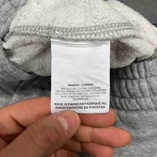 Pantaloni tuta Nike vintage larghi grigio