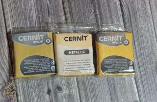 X3 Arcilla Polimérica Cernit Metallic