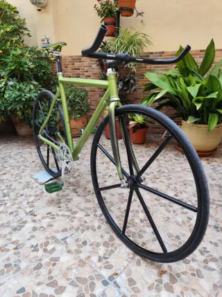 Bicicleta Fixie Verde 700