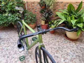 Bicicleta Fixie Verde 700
