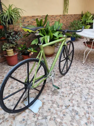 Bicicleta Fixie Verde 700