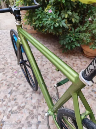 Bicicleta Fixie Verde 700