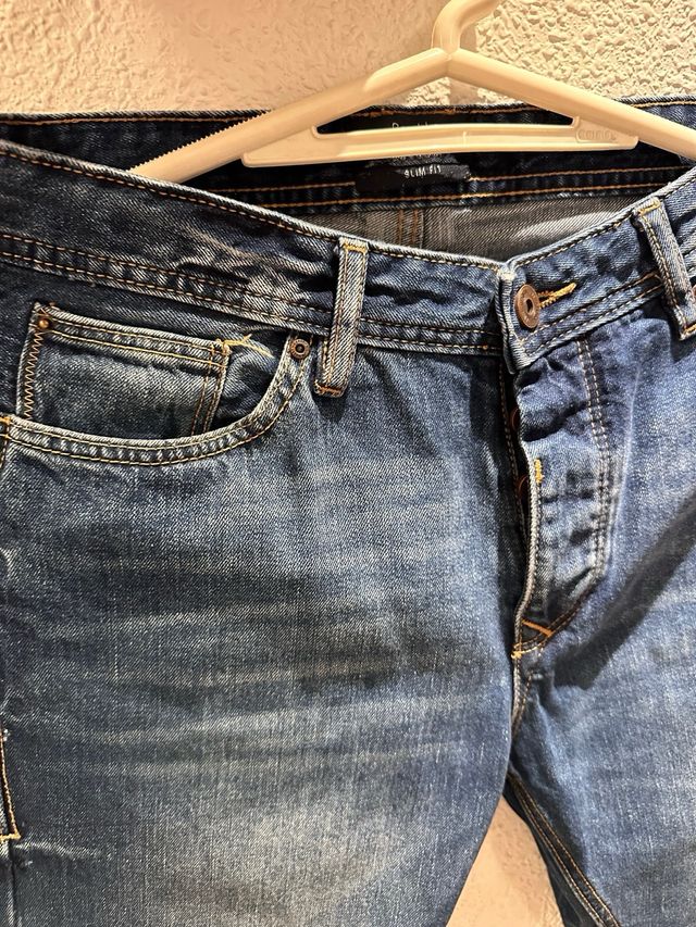 Pantalón vaquero hombre azul