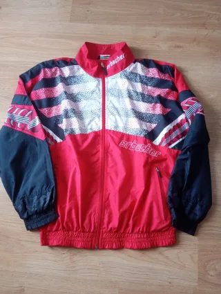 Chándal vintage Erbacher rojo y negro