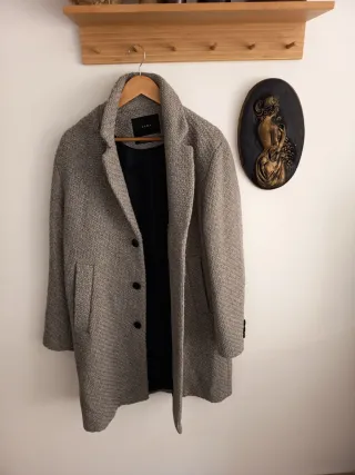 Chaquetón Zara Gris