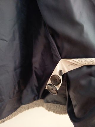 Chaquetón Zara Gris