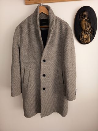 Chaquetón Zara Gris