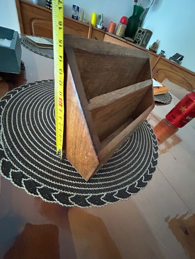 Organizador de escritorio de madera